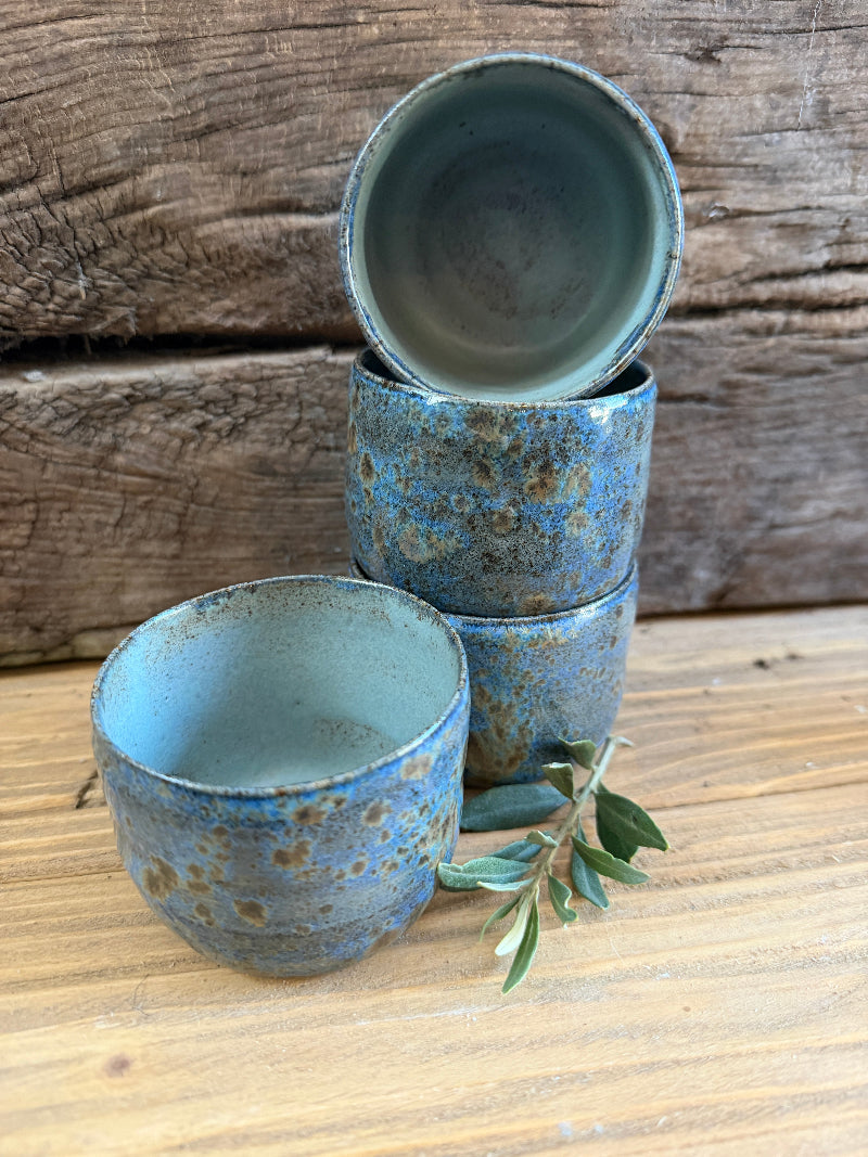 håndlavet potte til miniplanter i keramik