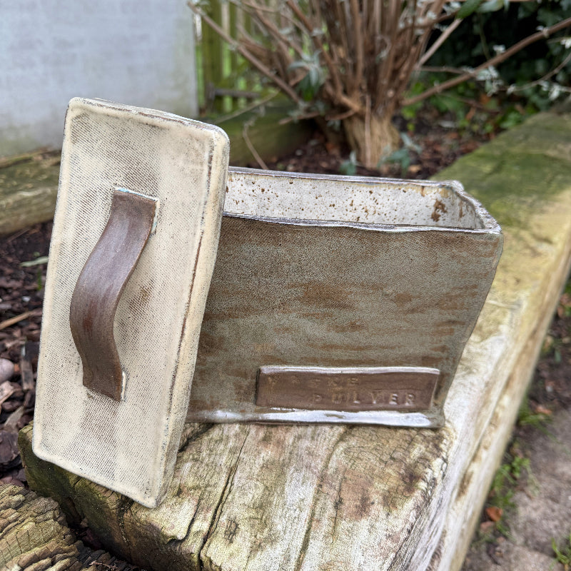 fed og dekorativt keramik opbevaring til vaskepulver